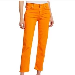 NWOT Orange Hudson Nico Cigarette Ankle Jeans Size 27